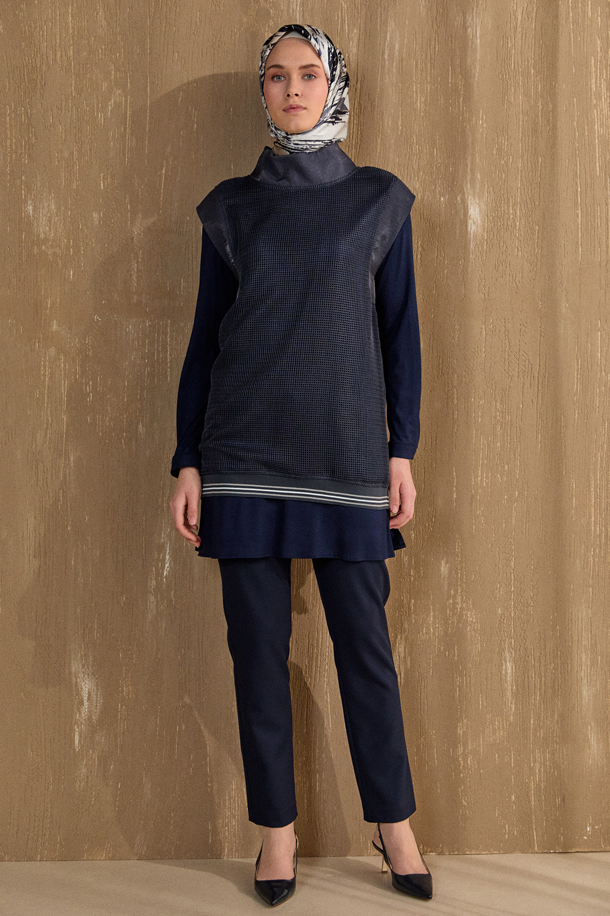 Dar Paça Krep Pantolon, Tesettür Giyim