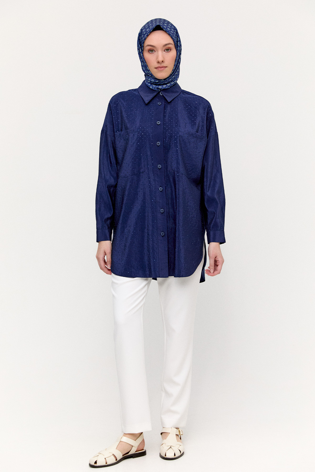 Dar Paça Krep Pantolon, Tesettür Giyim