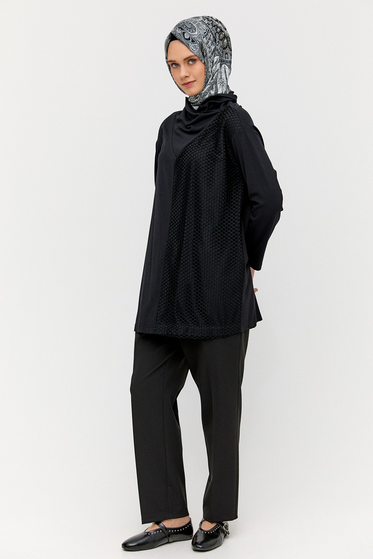 Boru Paça Büyük Beden Pantolon, Tesettür Giyim