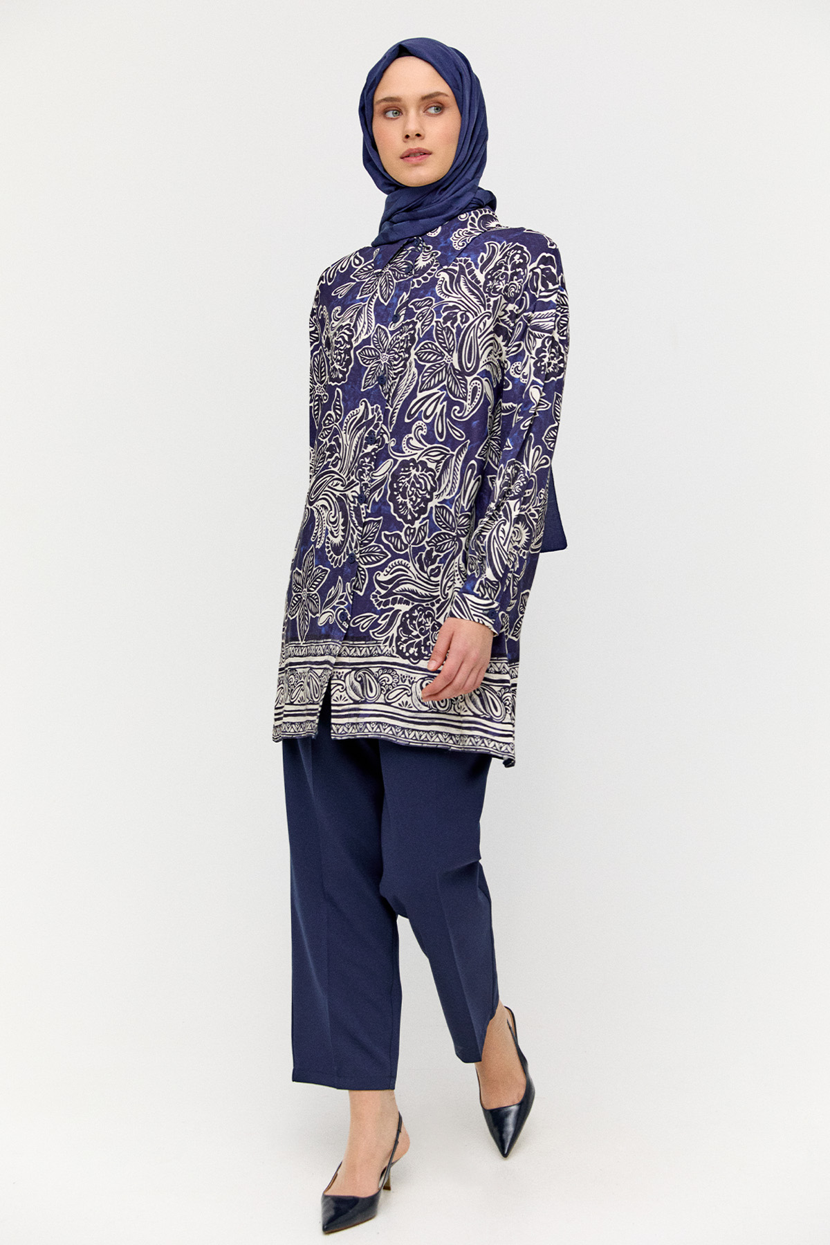 Boru Paça Büyük Beden Pantolon, Tesettür Giyim