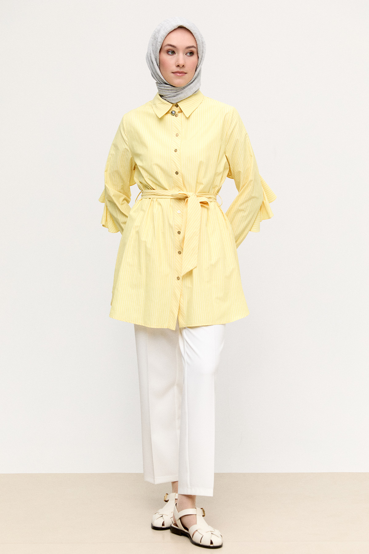 Boru Paça Büyük Beden Pantolon, Tesettür Giyim