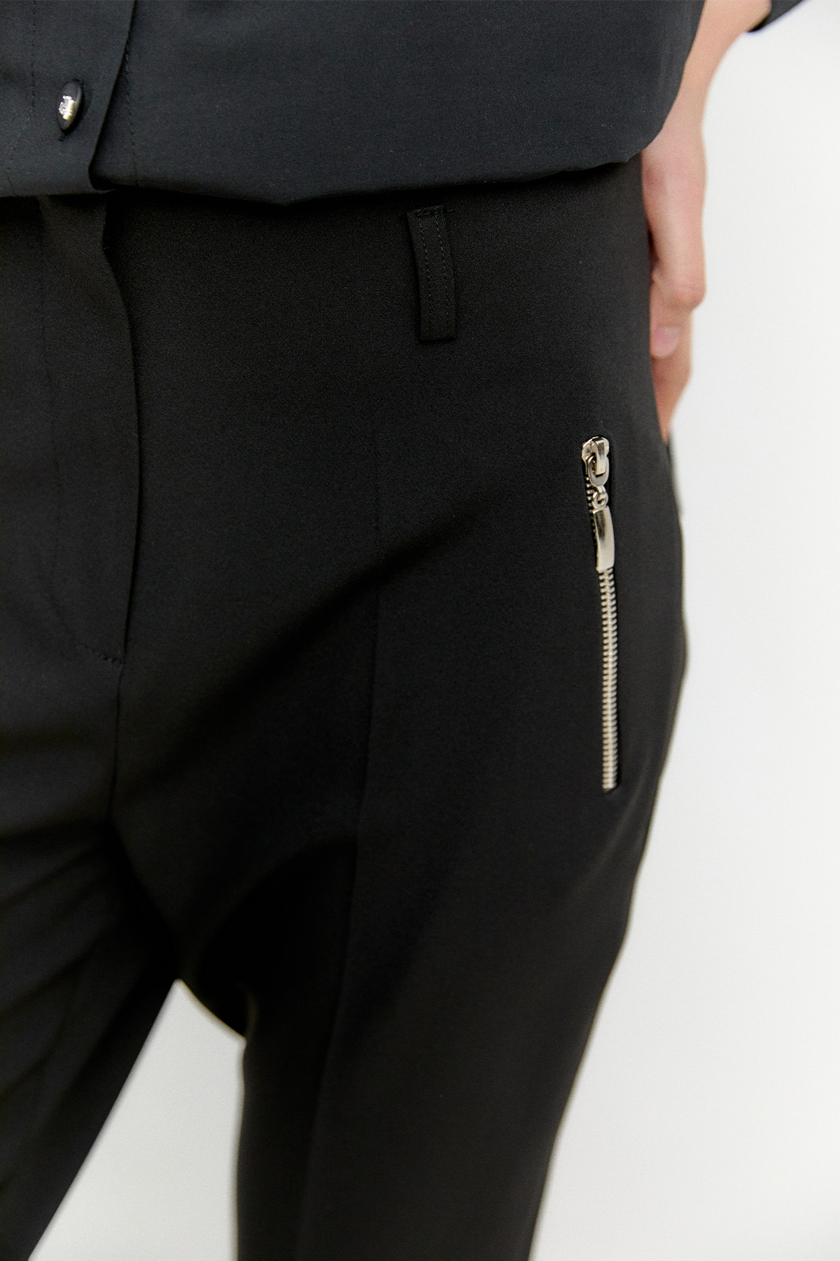 Fermuar Cepli Havuç Pantolon, Tesettür Giyim