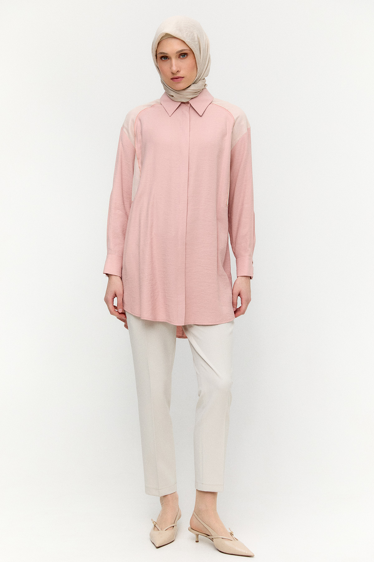 Fermuar Cepli Havuç Pantolon, Tesettür Giyim