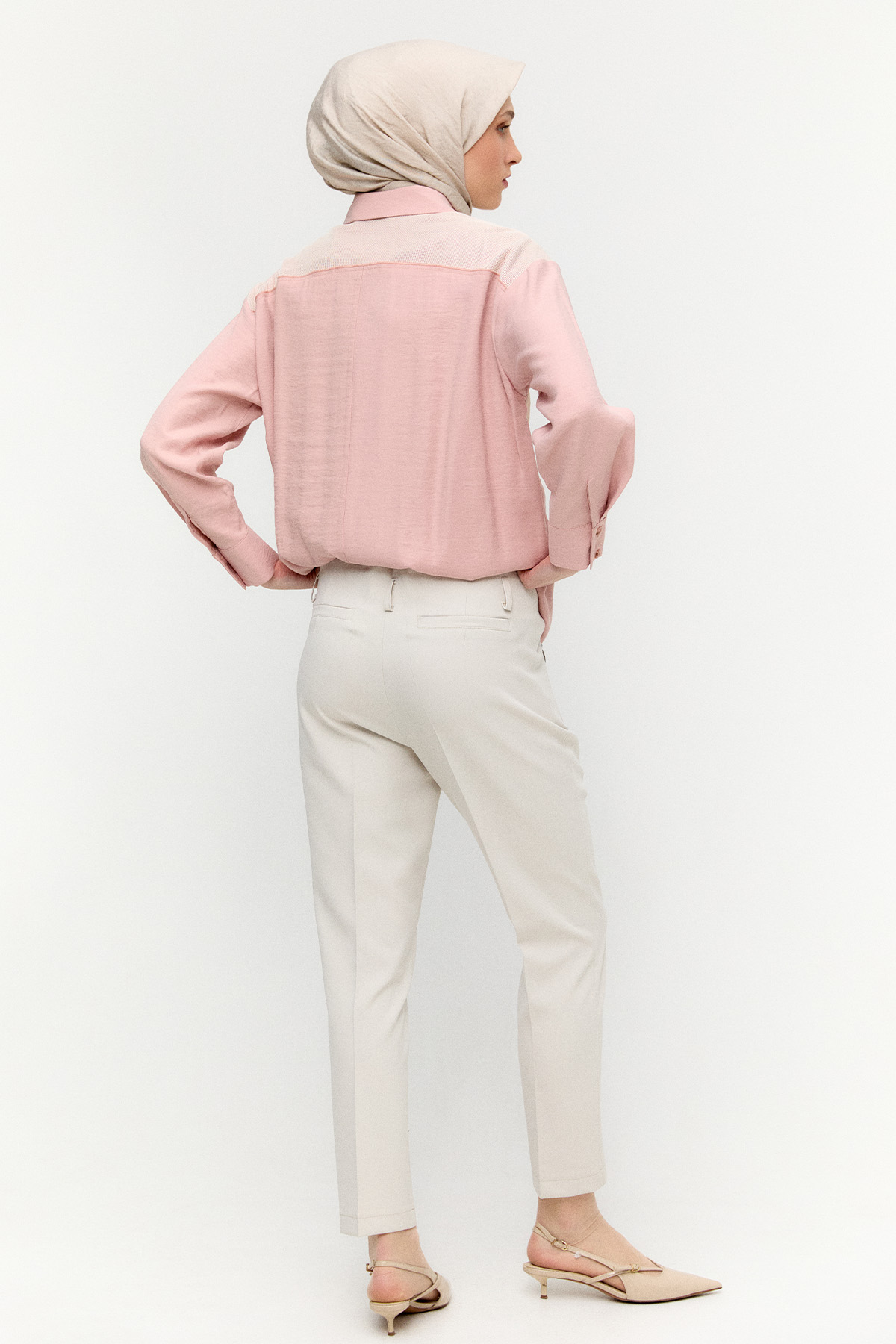 Fermuar Cepli Havuç Pantolon, Tesettür Giyim