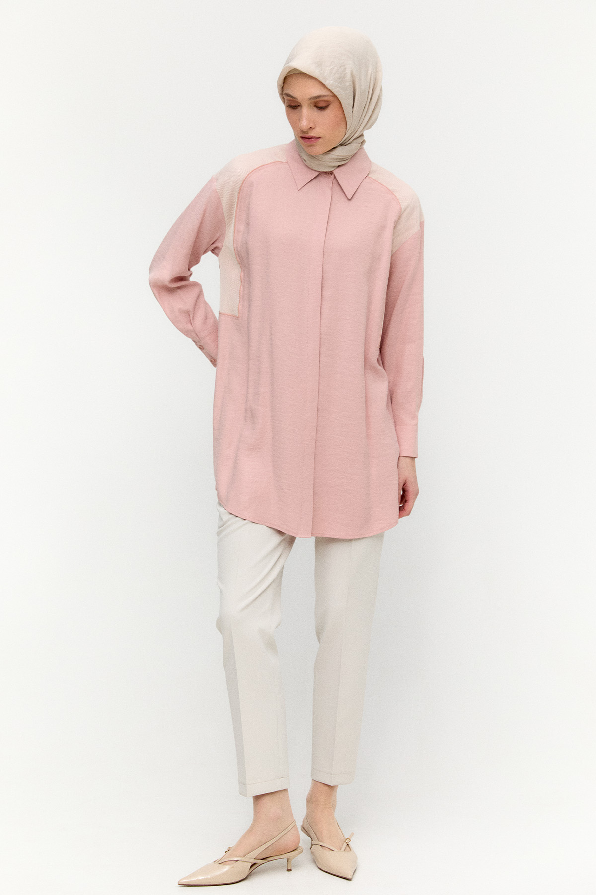 Fermuar Cepli Havuç Pantolon, Tesettür Giyim