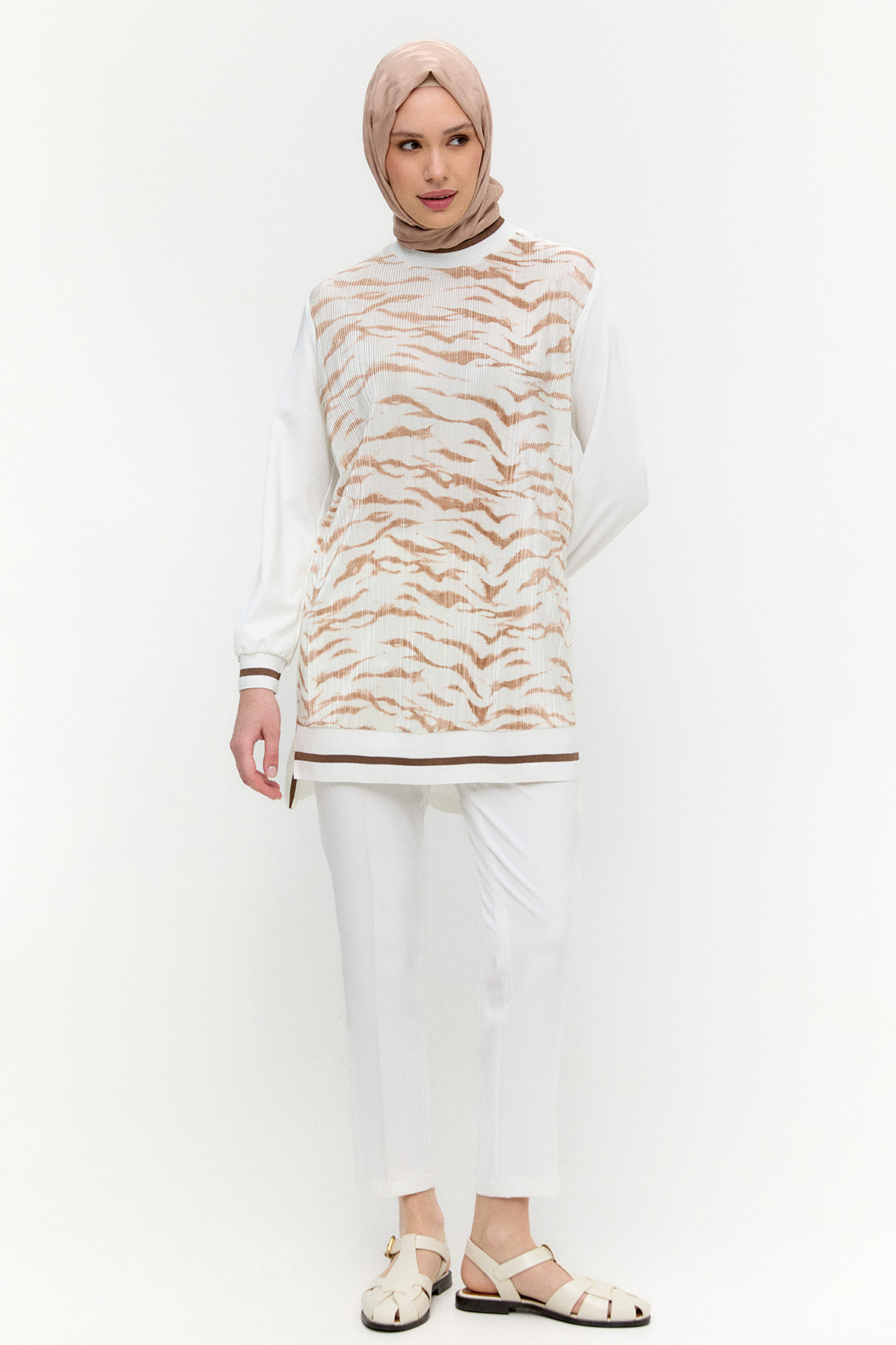 Fermuar Cepli Havuç Pantolon, Tesettür Giyim