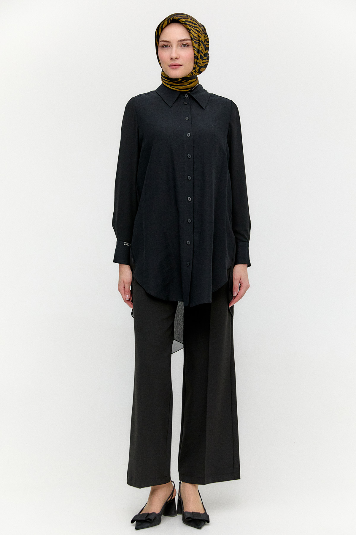 Korsajlı Palazzo Pantolon, Tesettür Giyim