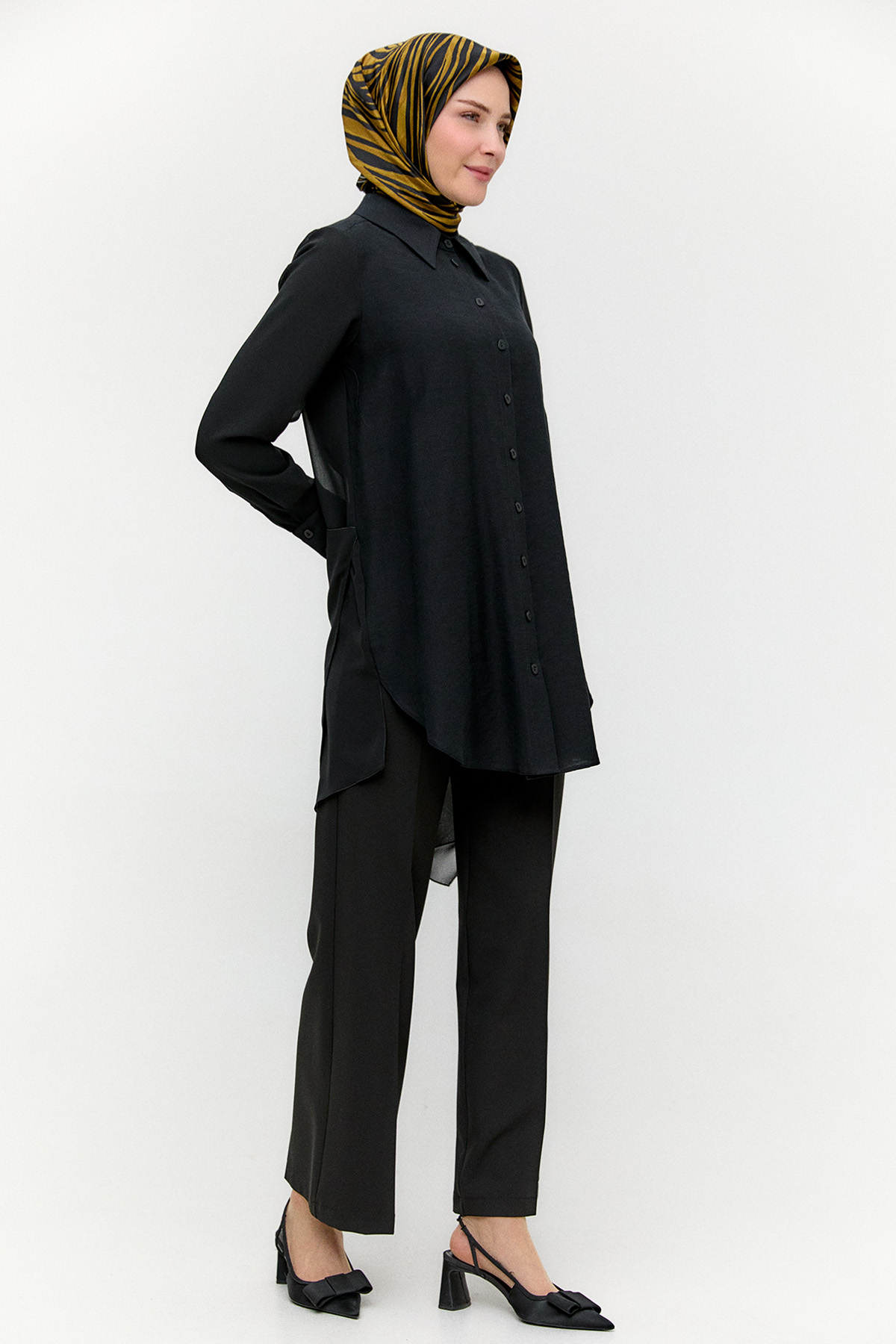 Korsajlı Palazzo Pantolon, Tesettür Giyim