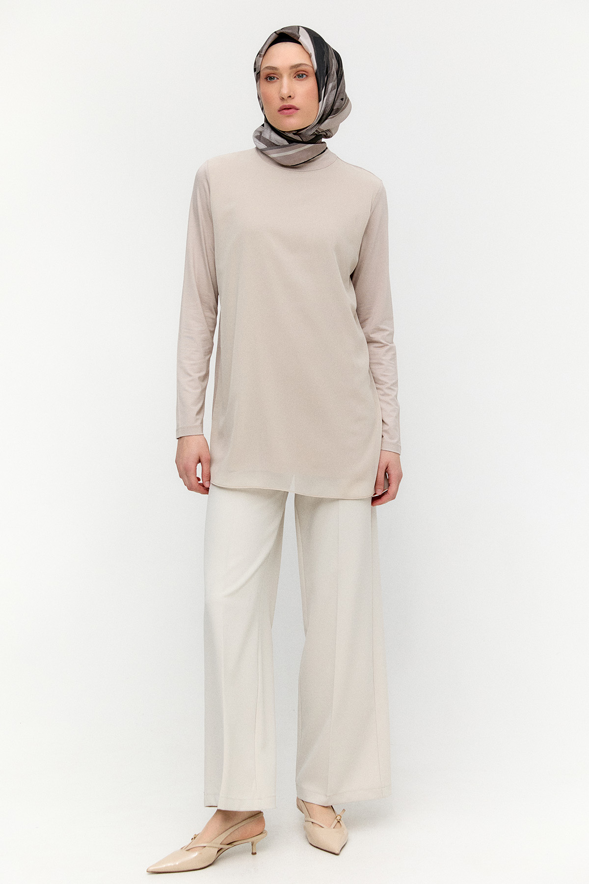 Korsajlı Palazzo Pantolon, Tesettür Giyim