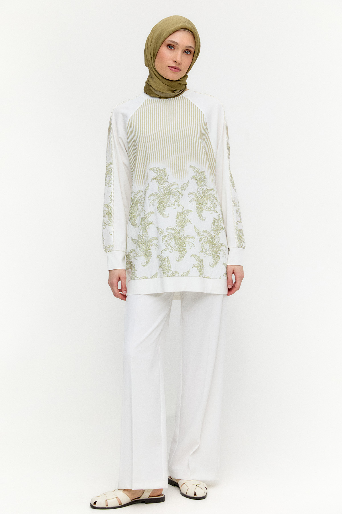 Korsajlı Palazzo Pantolon, Tesettür Giyim