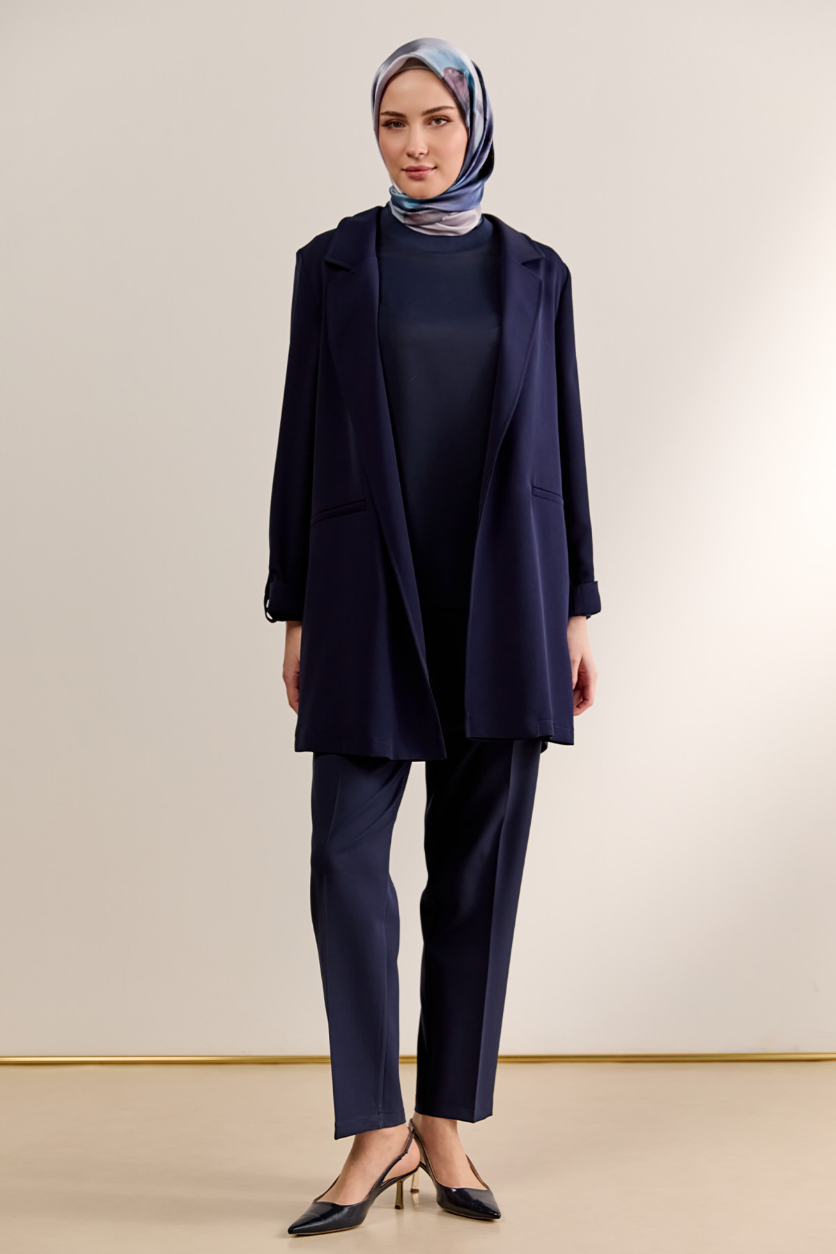 Süs Düğmeli Havuç Pantolon, Tesettür Giyim