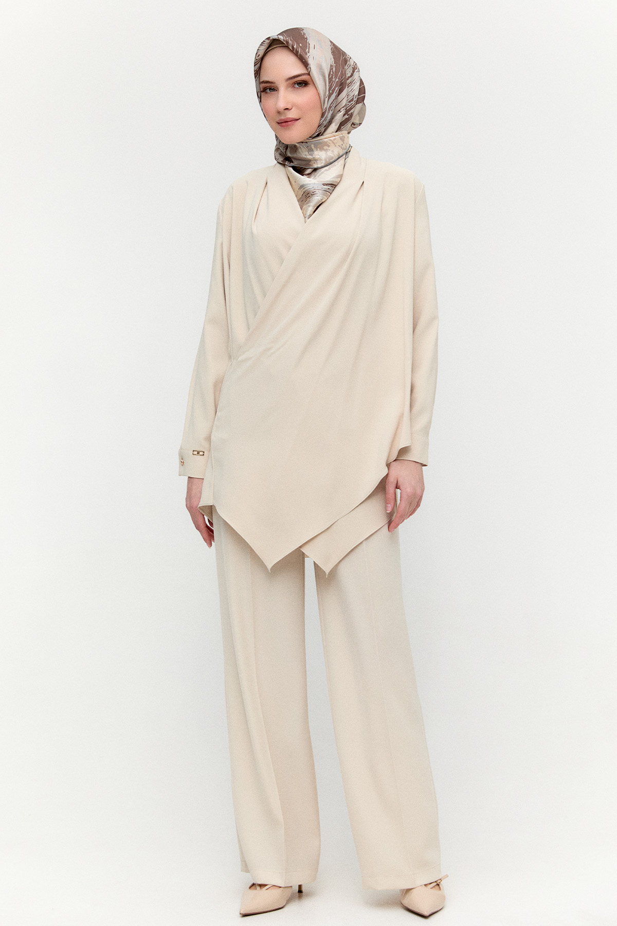 Korsajlı Palazzo Pantolon, Tesettür Giyim