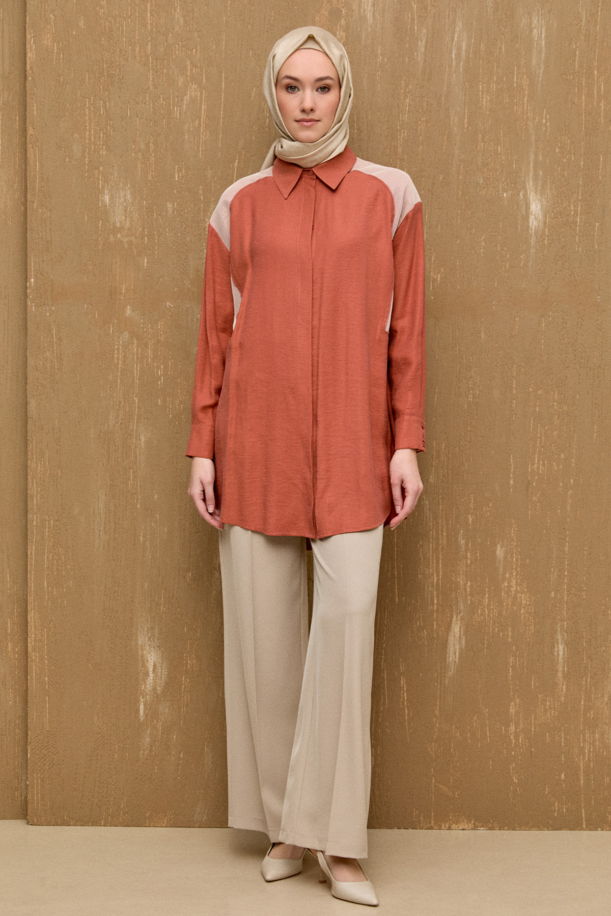 Korsajlı Palazzo Pantolon, Tesettür Giyim