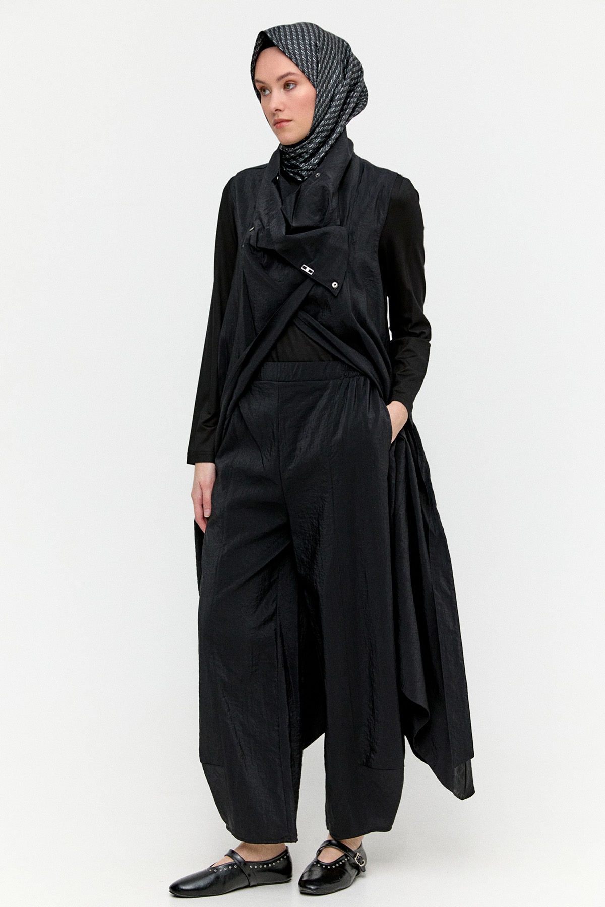 Şalvar Kesim Paraşüt Pantolon, Tesettür Giyim