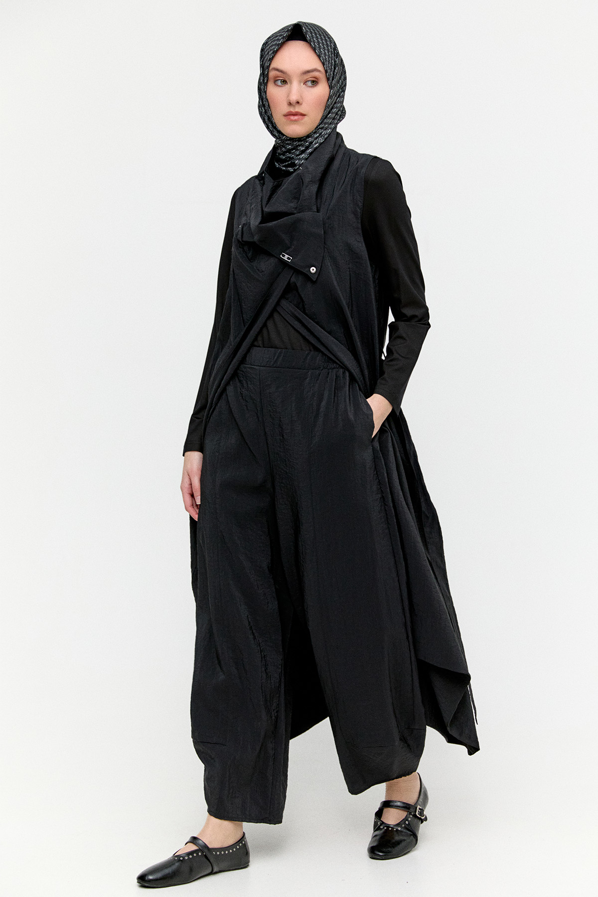 Şalvar Kesim Paraşüt Pantolon, Tesettür Giyim