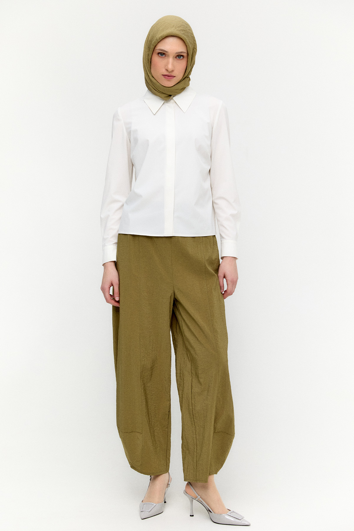 Şalvar Kesim Paraşüt Pantolon, Tesettür Giyim