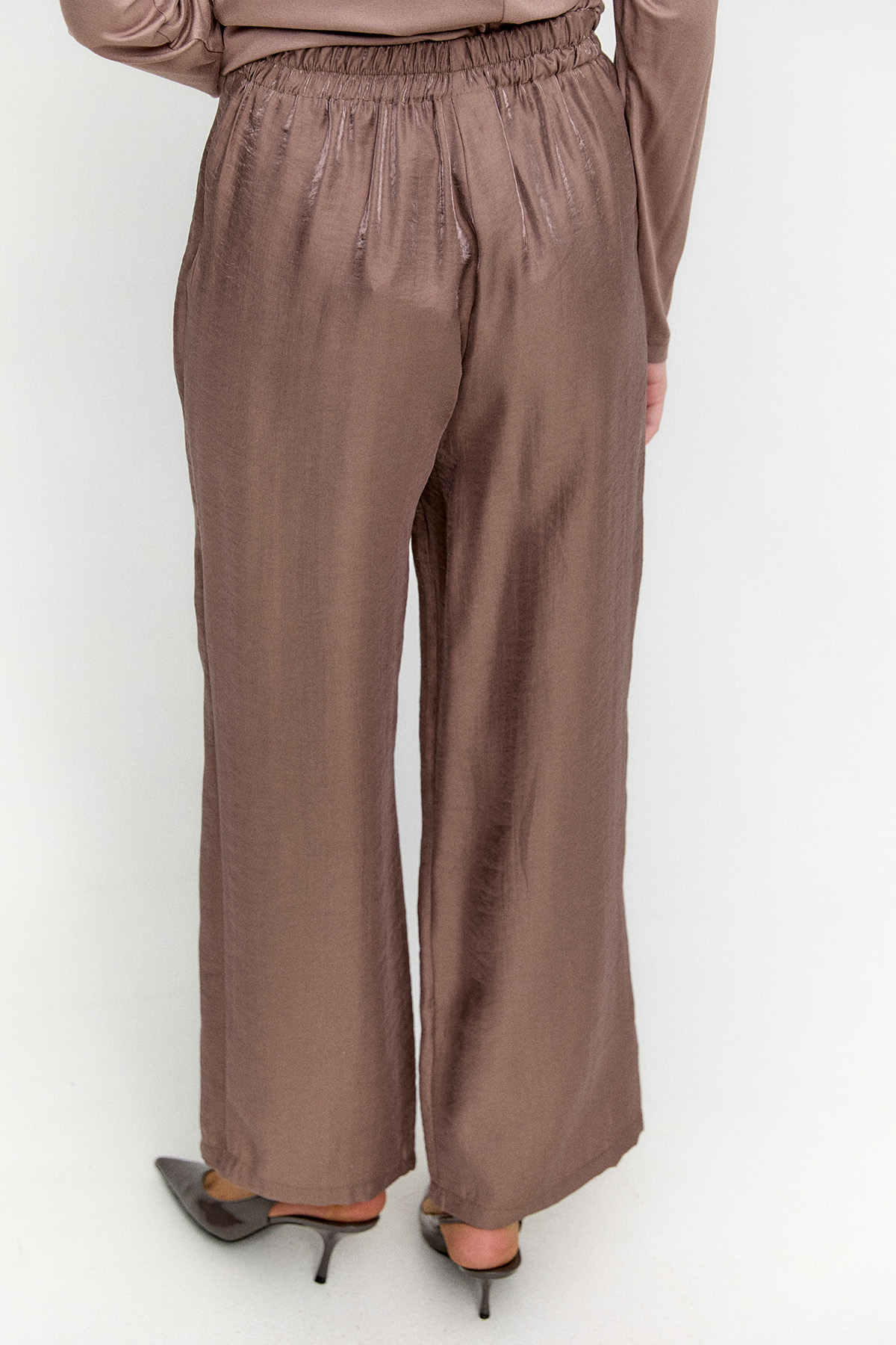 Geniş Paça Jakarlı Pantolon, Tesettür Giyim