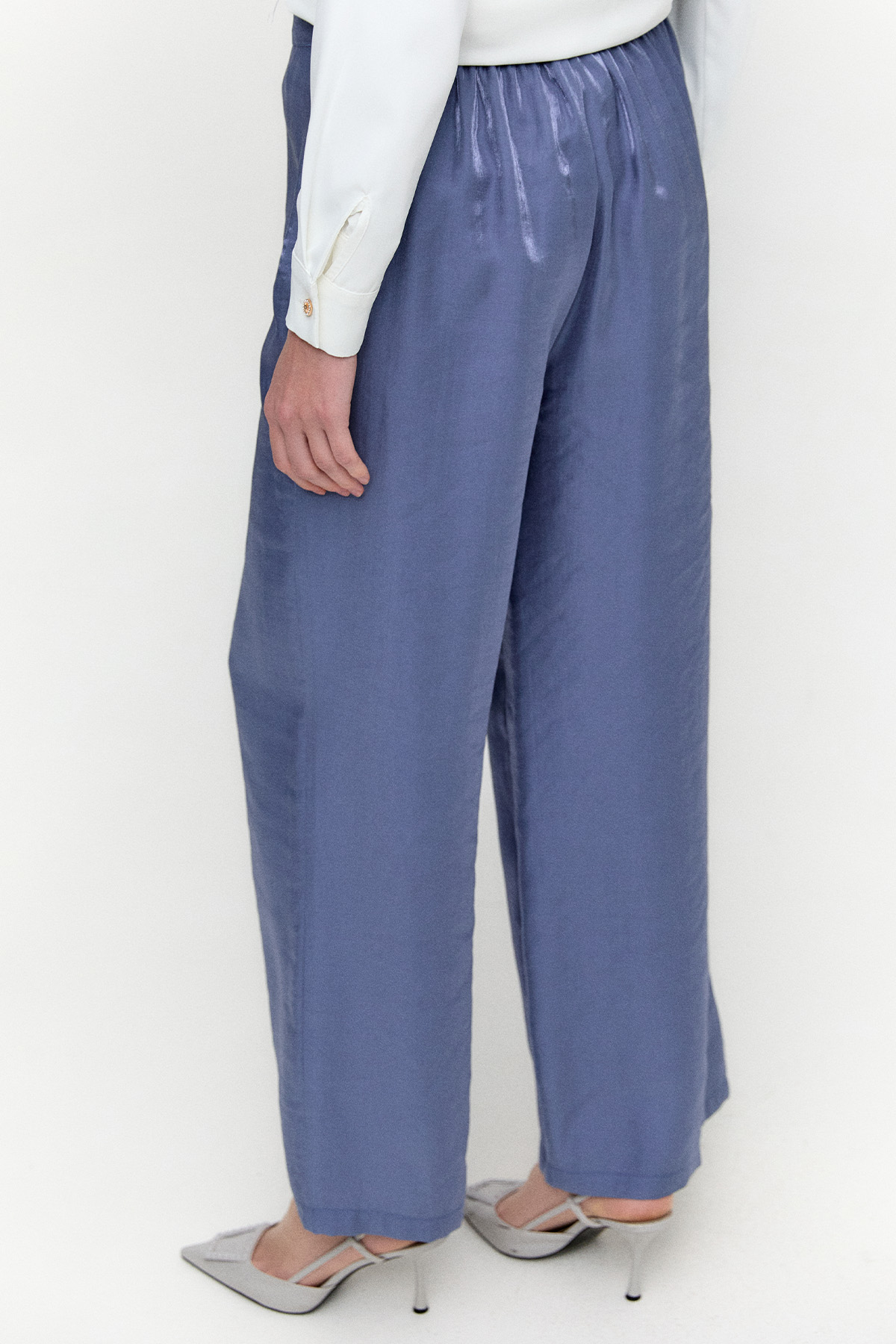 Geniş Paça Jakarlı Pantolon, Tesettür Giyim