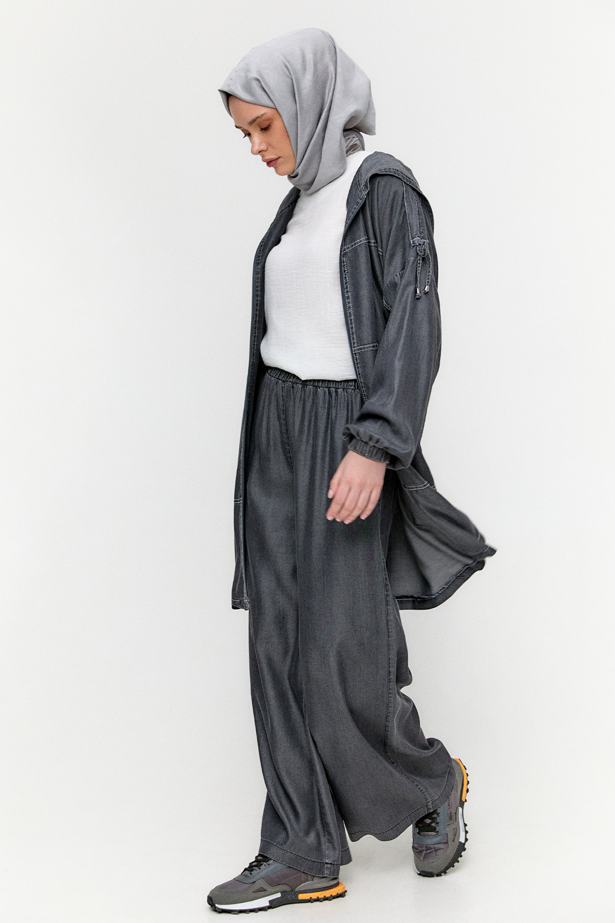 Pamuklu Rahat Kesim Pantolon, Tesettür Giyim