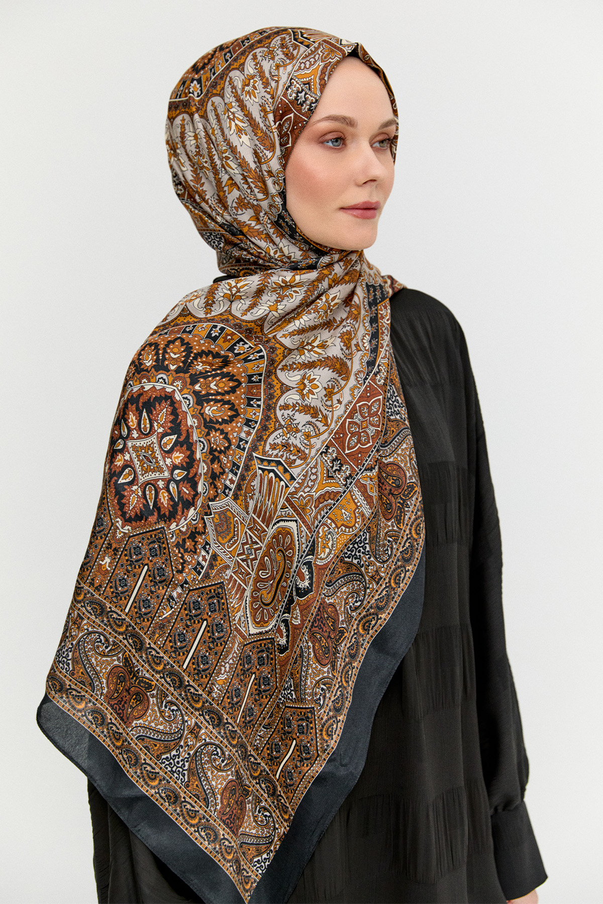 Etnik Motifli Modal Şal, Tesettür Giyim