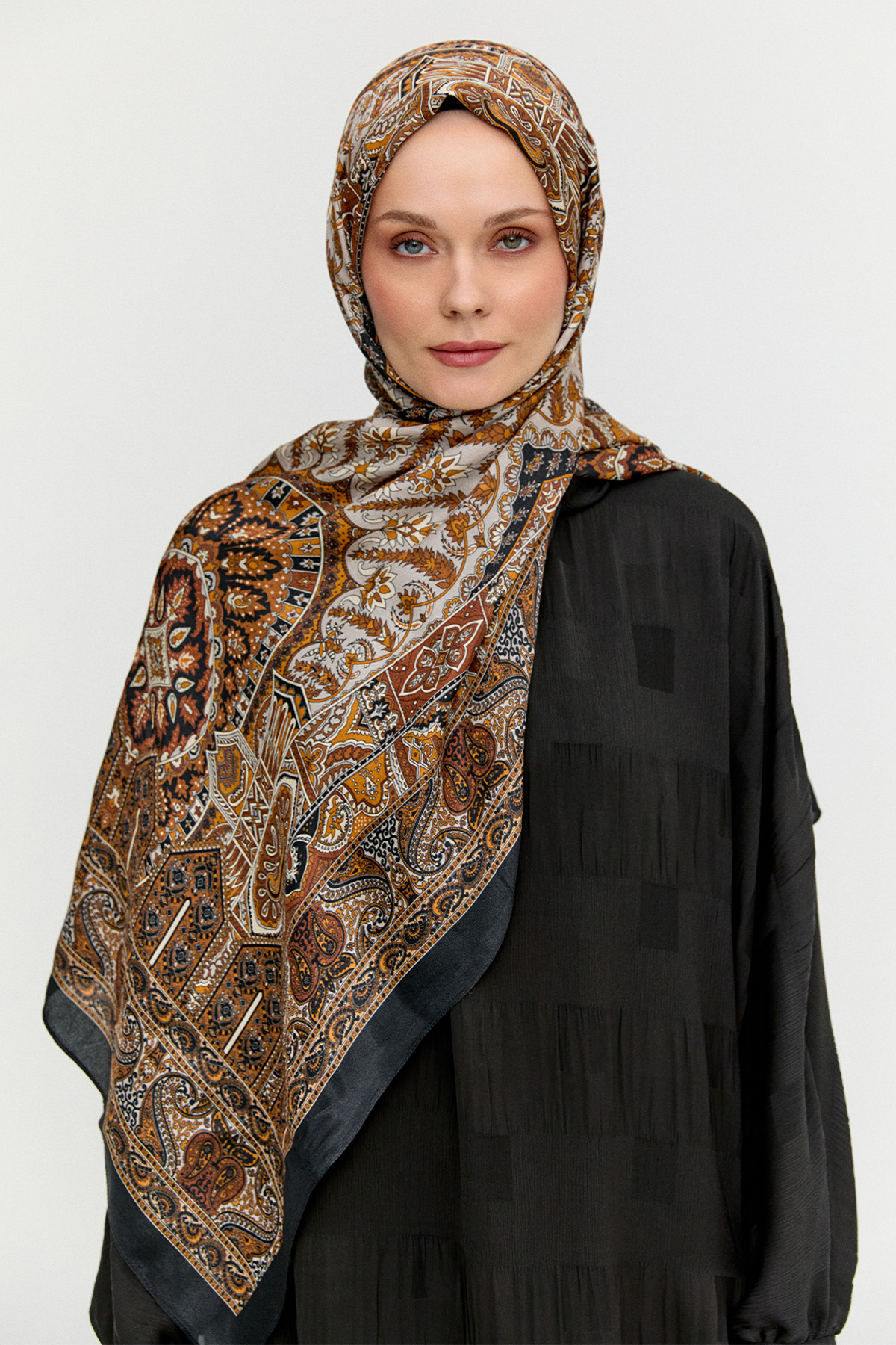 Etnik Motifli Modal Şal, Tesettür Giyim