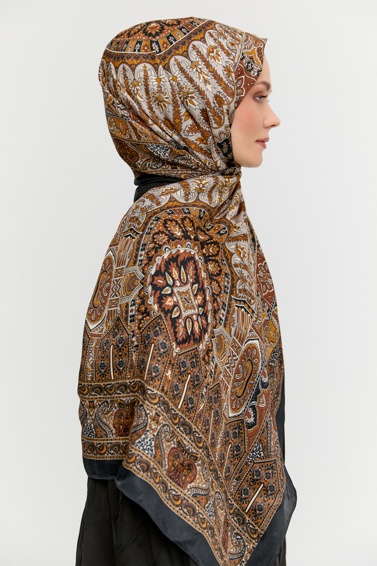 Etnik Motifli Modal Şal, Tesettür Giyim