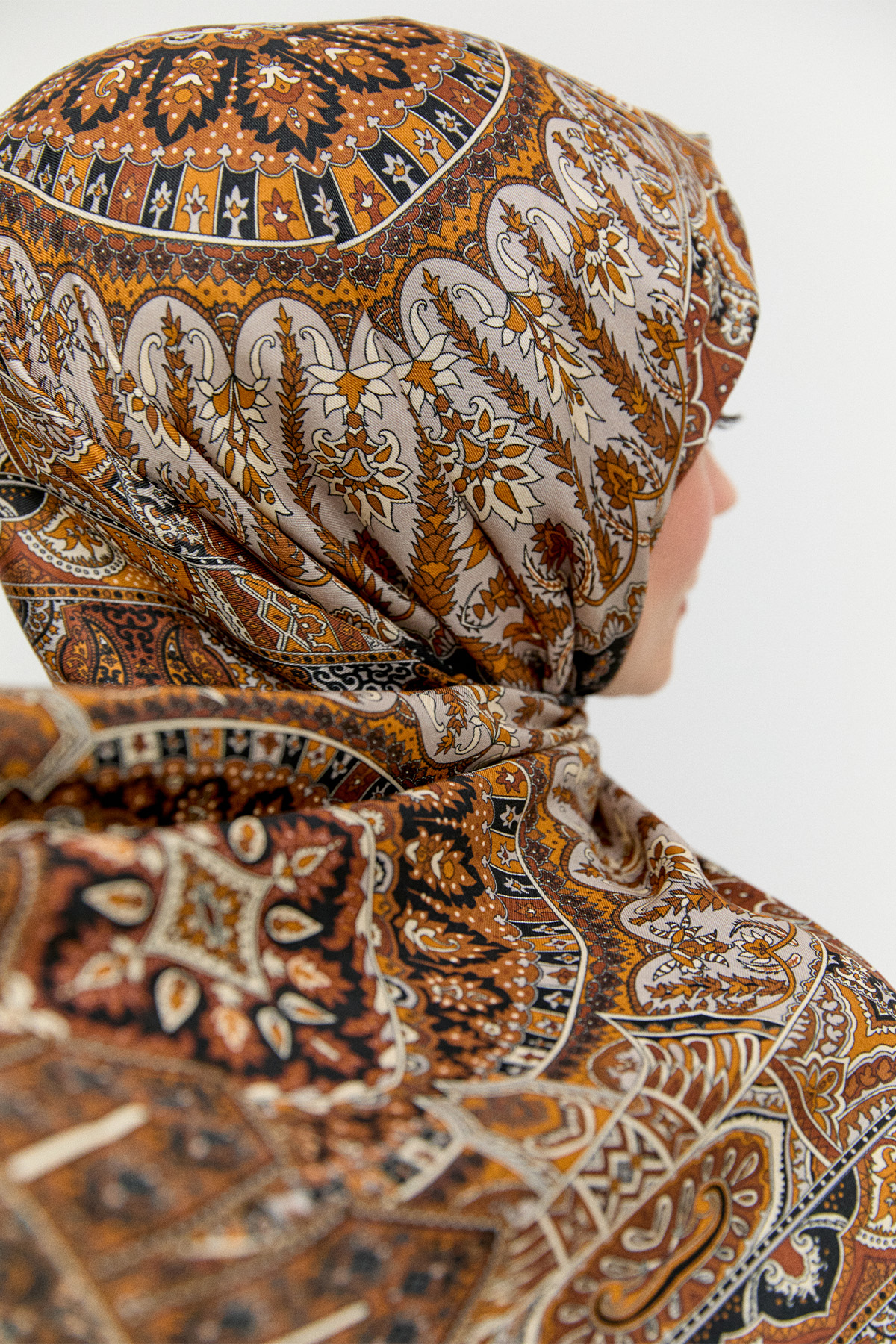 Etnik Motifli Modal Şal, Tesettür Giyim