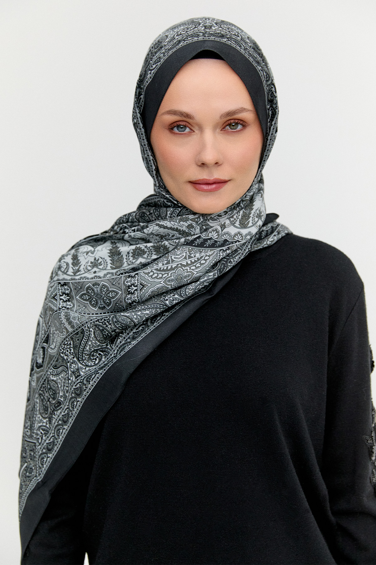 Etnik Motifli Modal Şal, Tesettür Giyim