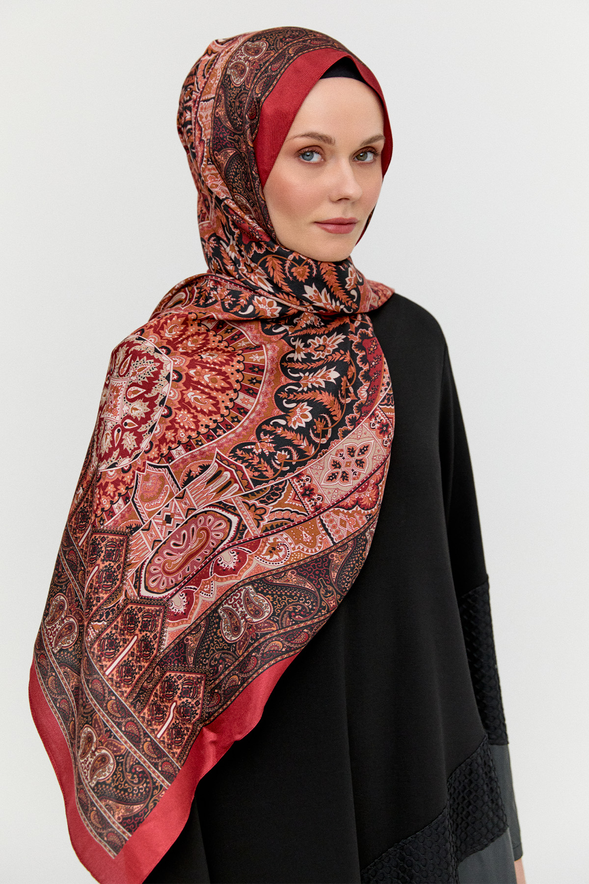 Etnik Motifli Modal Şal, Tesettür Giyim
