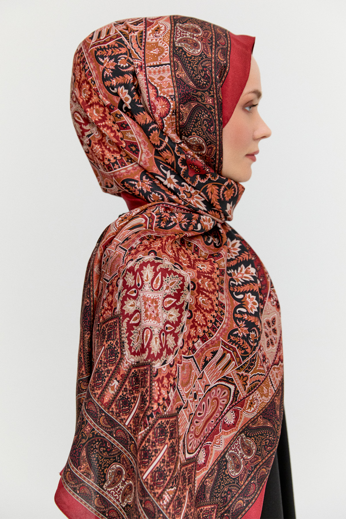 Etnik Motifli Modal Şal, Tesettür Giyim