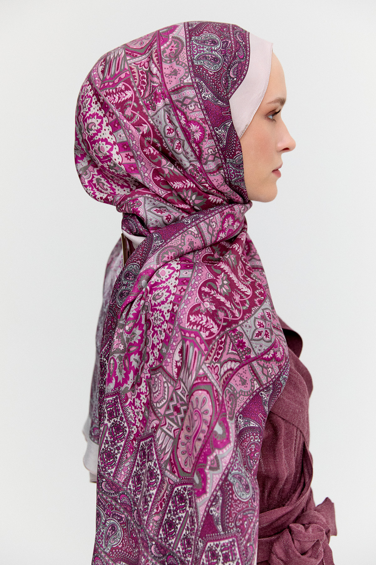Etnik Motifli Modal Şal, Tesettür Giyim