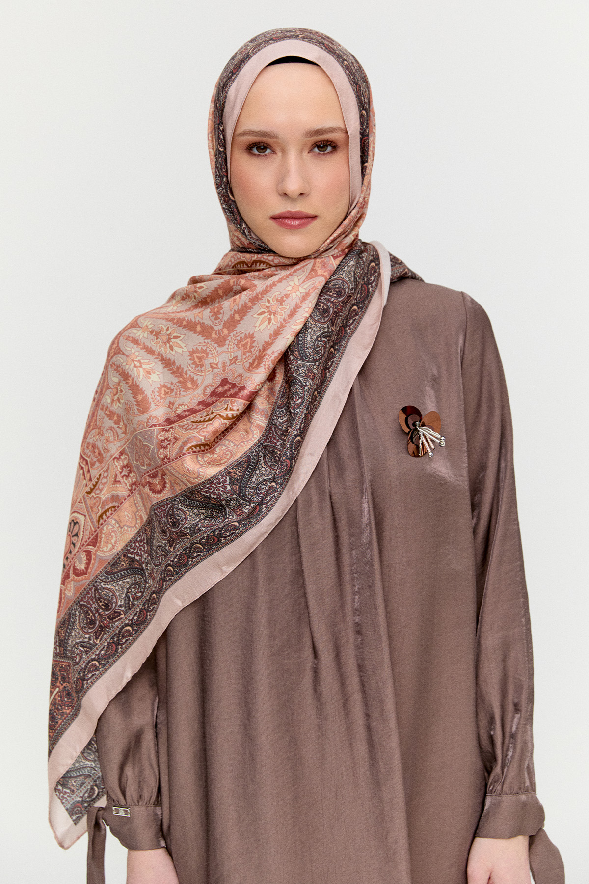 Etnik Motifli Modal Şal, Tesettür Giyim