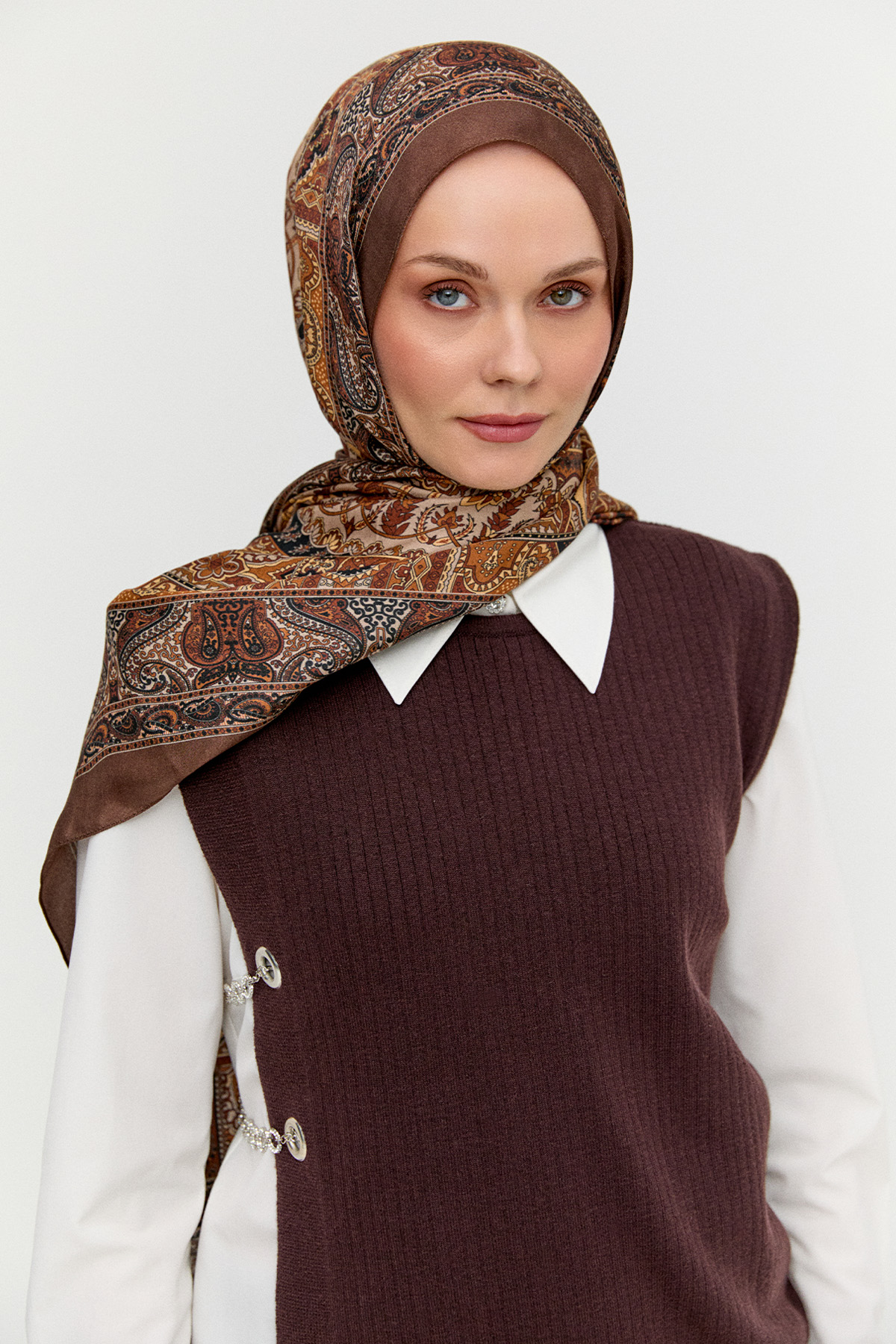 Etnik Motifli Modal Şal, Tesettür Giyim