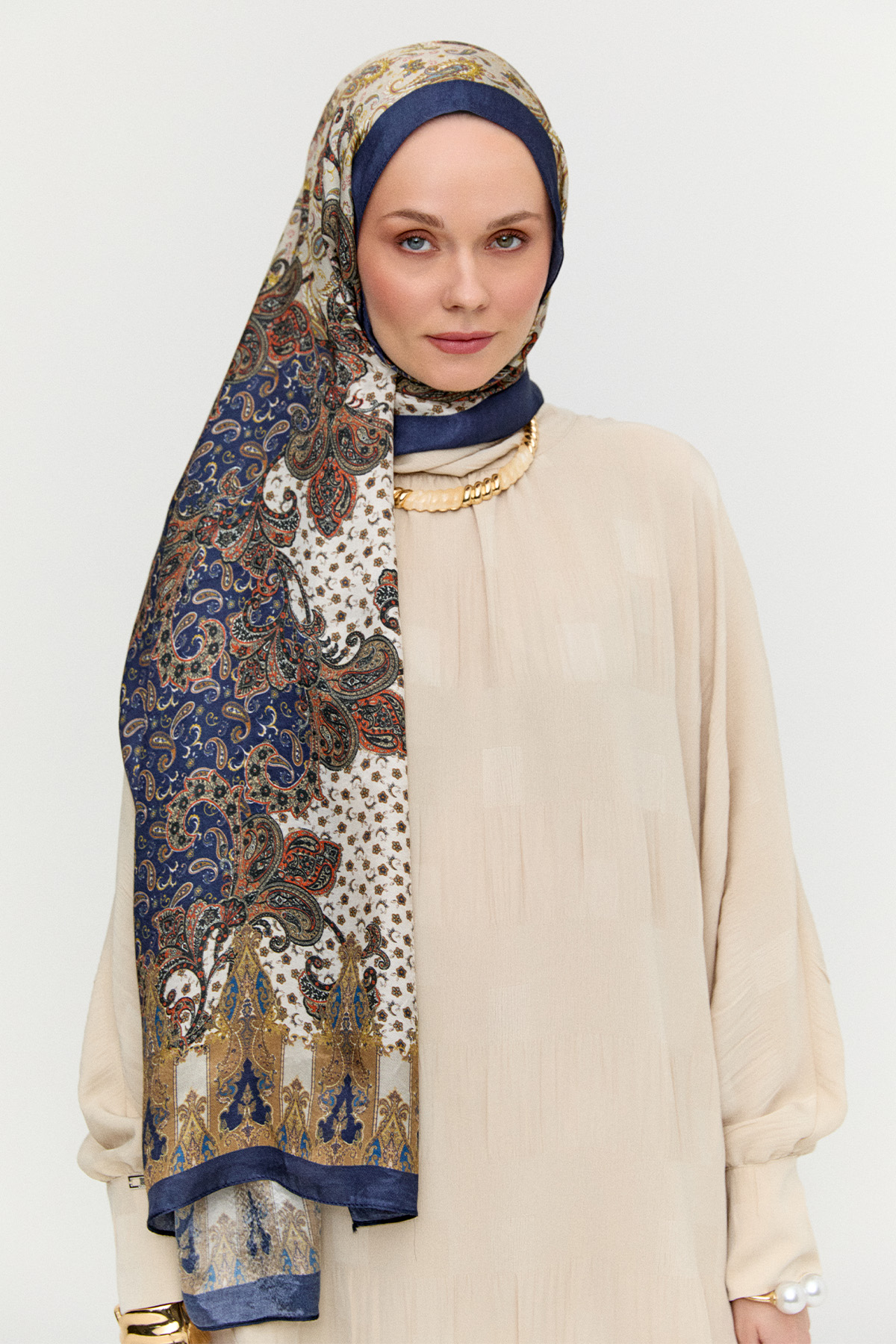 Paisley Desenli Modal Şal, Tesettür Giyim