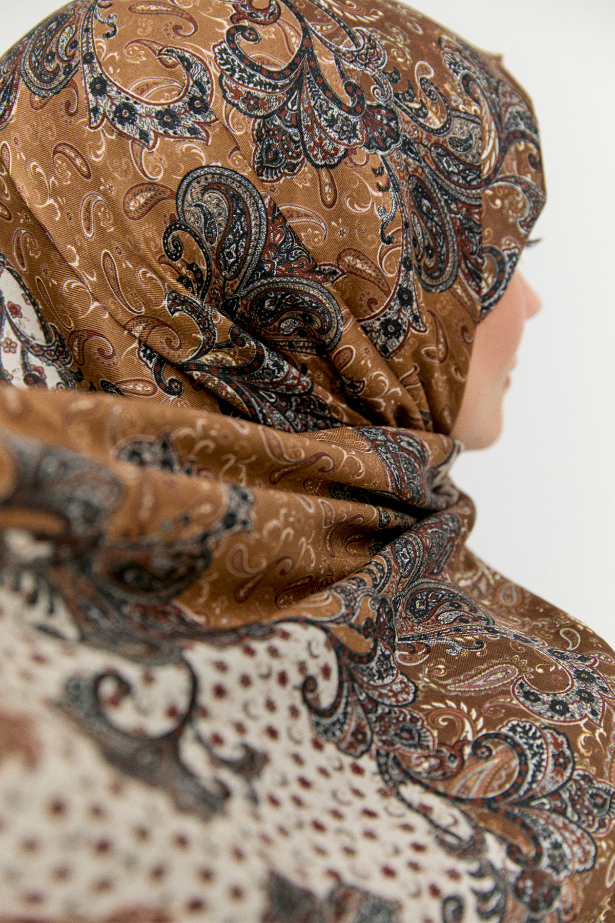 Paisley Desenli Modal Şal, Tesettür Giyim