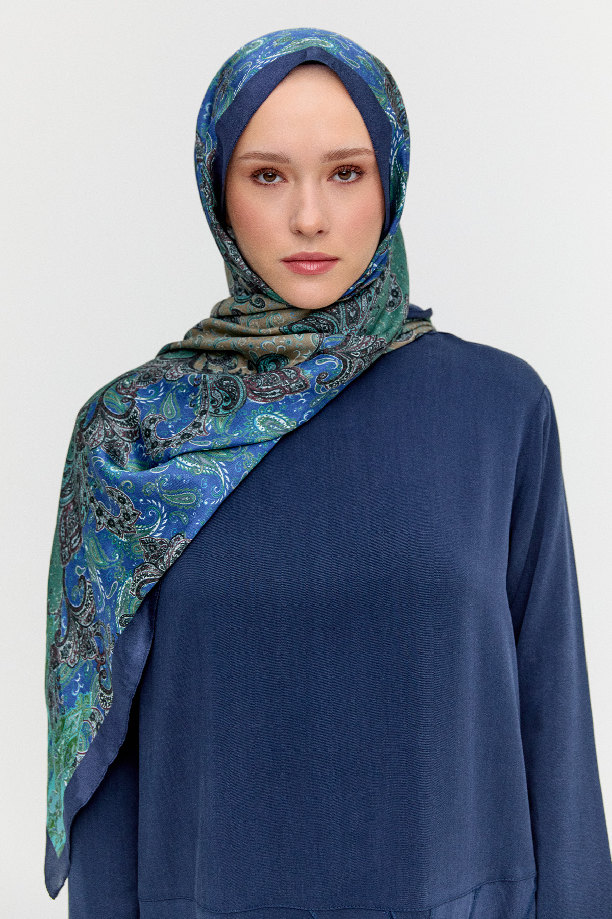 Paisley Desenli Modal Şal, Tesettür Giyim