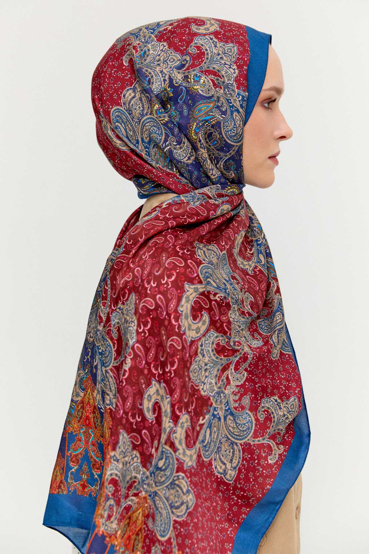 Paisley Desenli Modal Şal, Tesettür Giyim