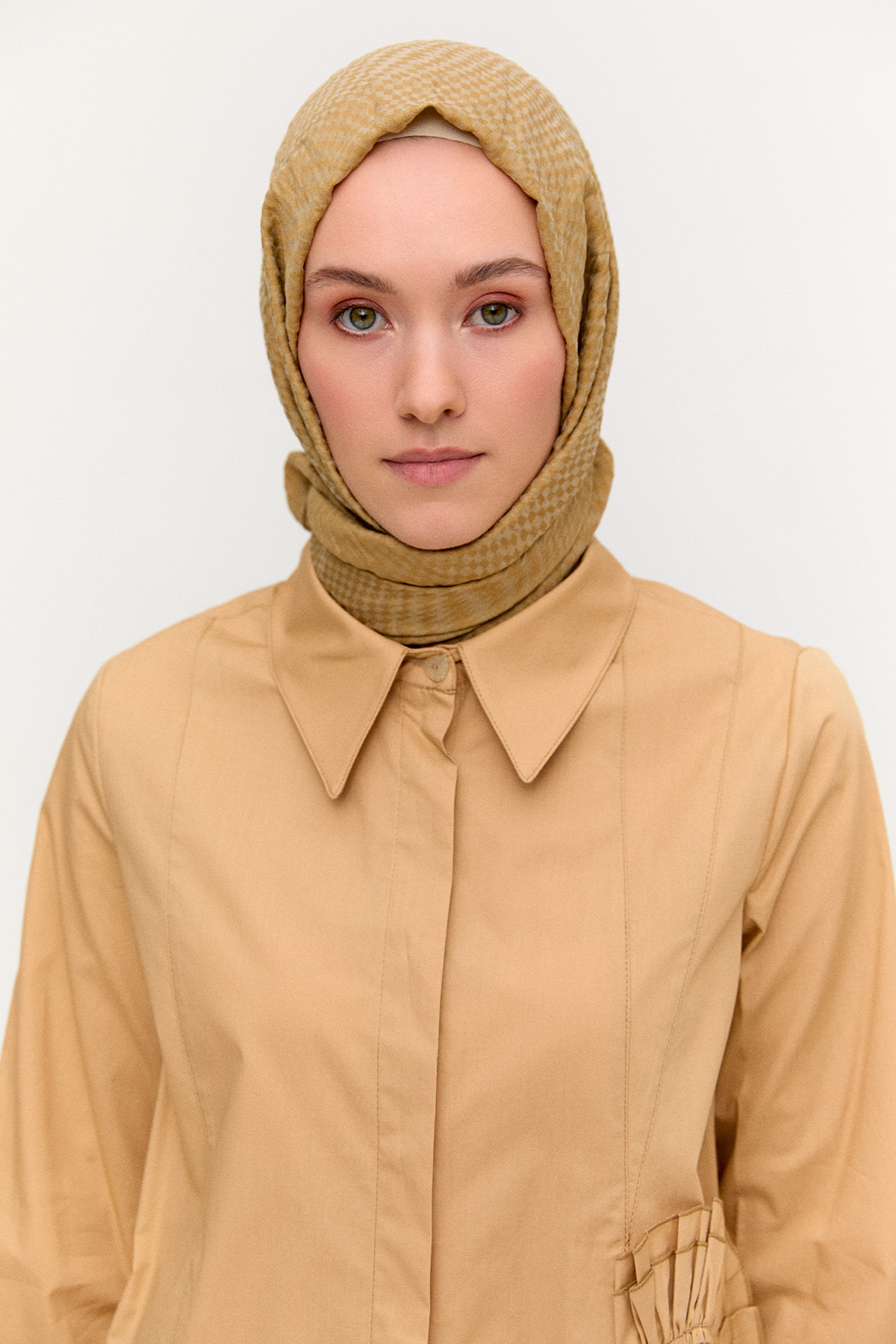 Dama Desenli Viskon Şal, Tesettür Giyim