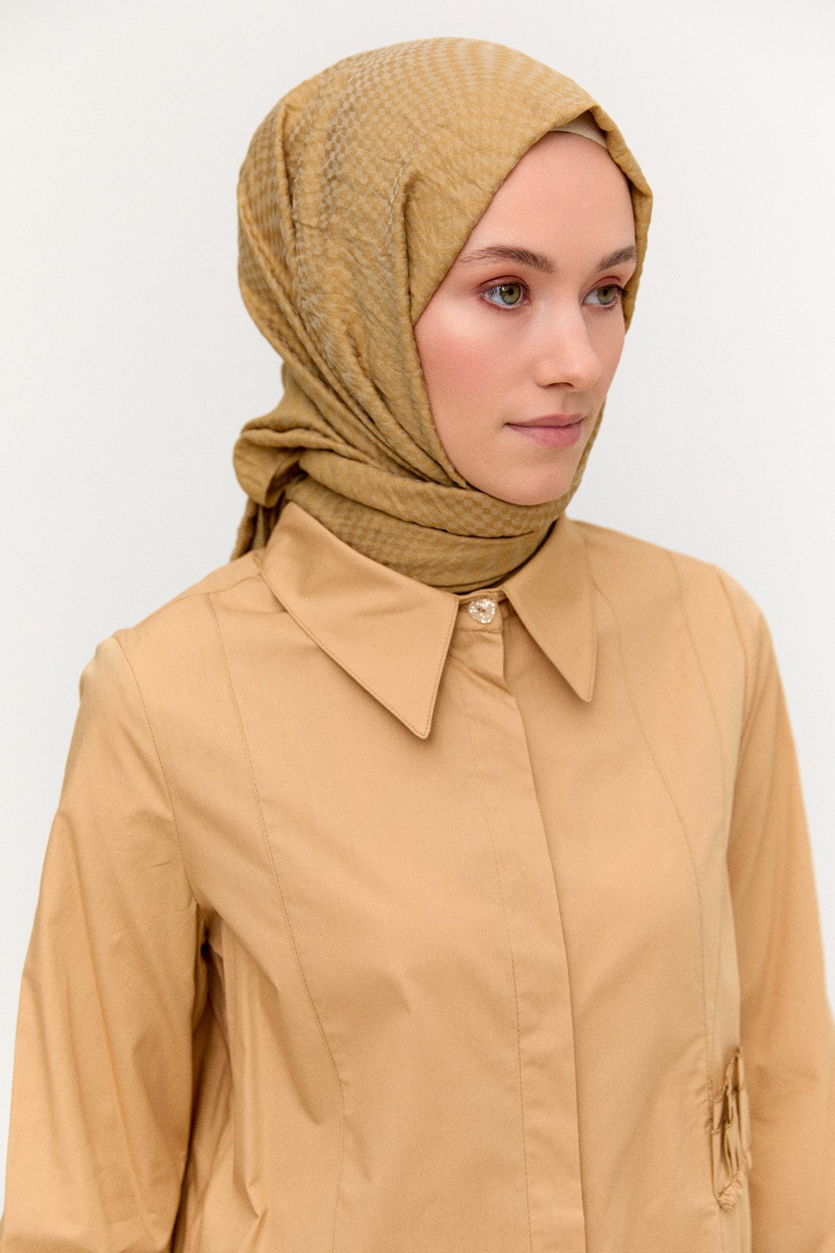 Dama Desenli Viskon Şal, Tesettür Giyim