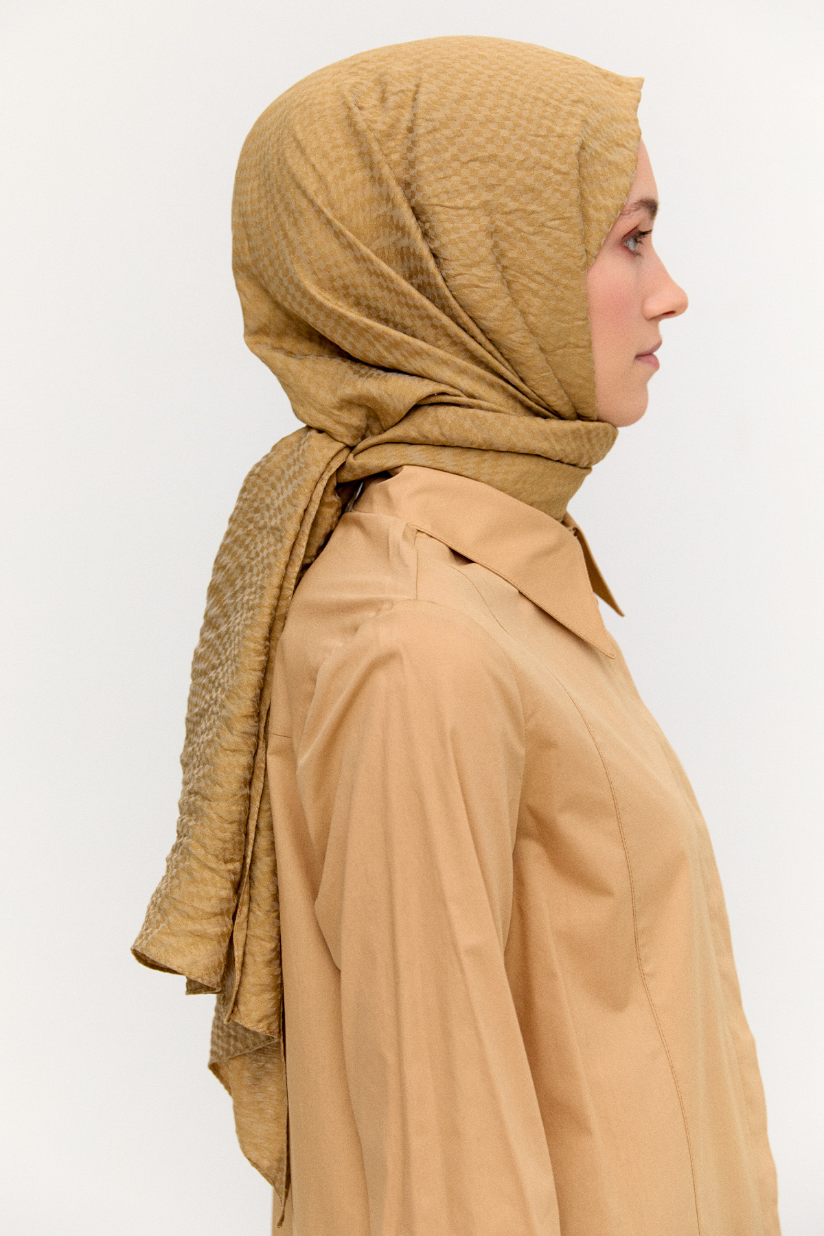 Dama Desenli Viskon Şal, Tesettür Giyim