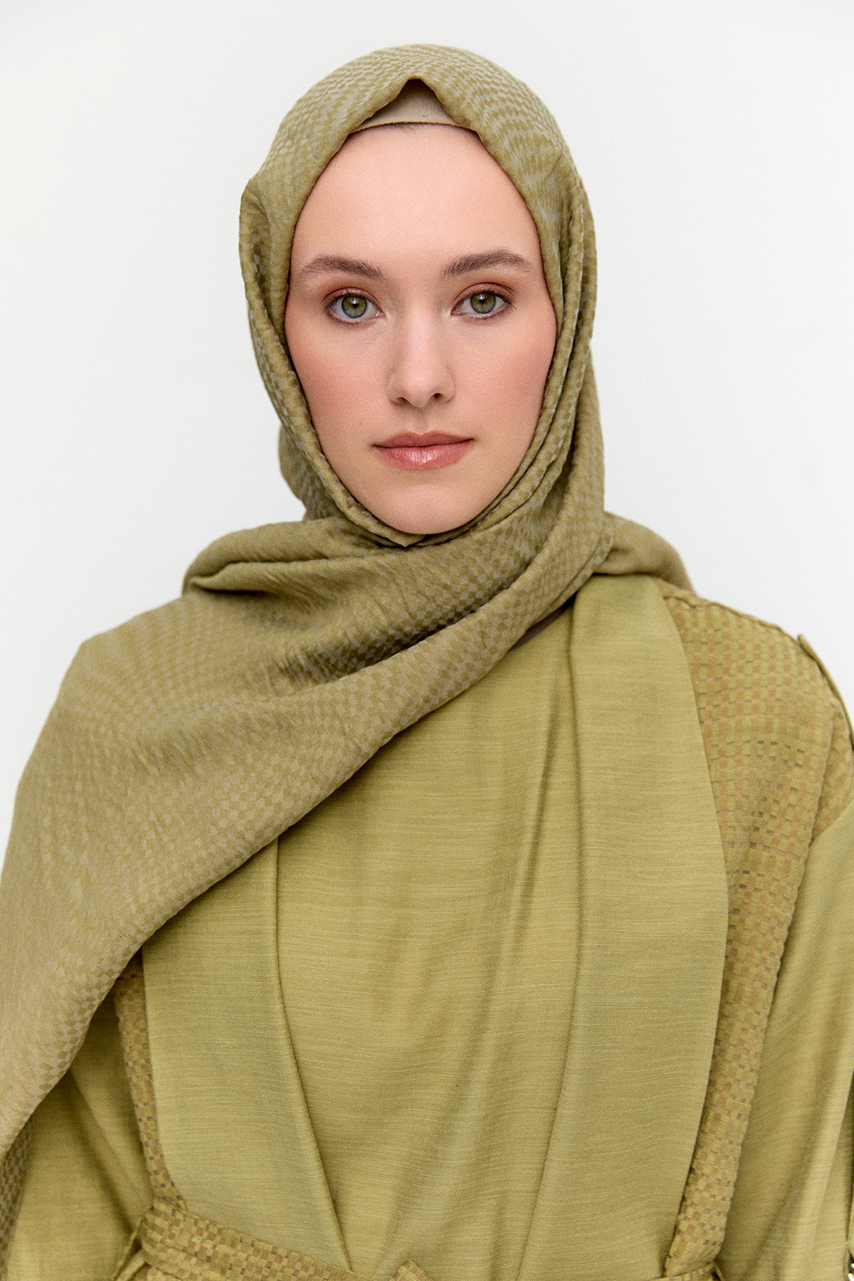 Dama Desenli Viskon Şal, Tesettür Giyim