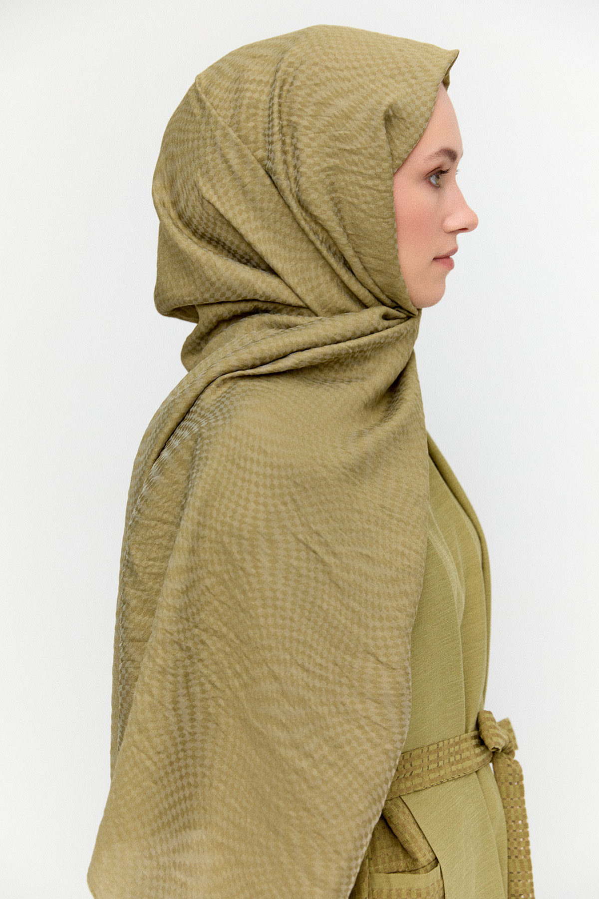 Dama Desenli Viskon Şal, Tesettür Giyim