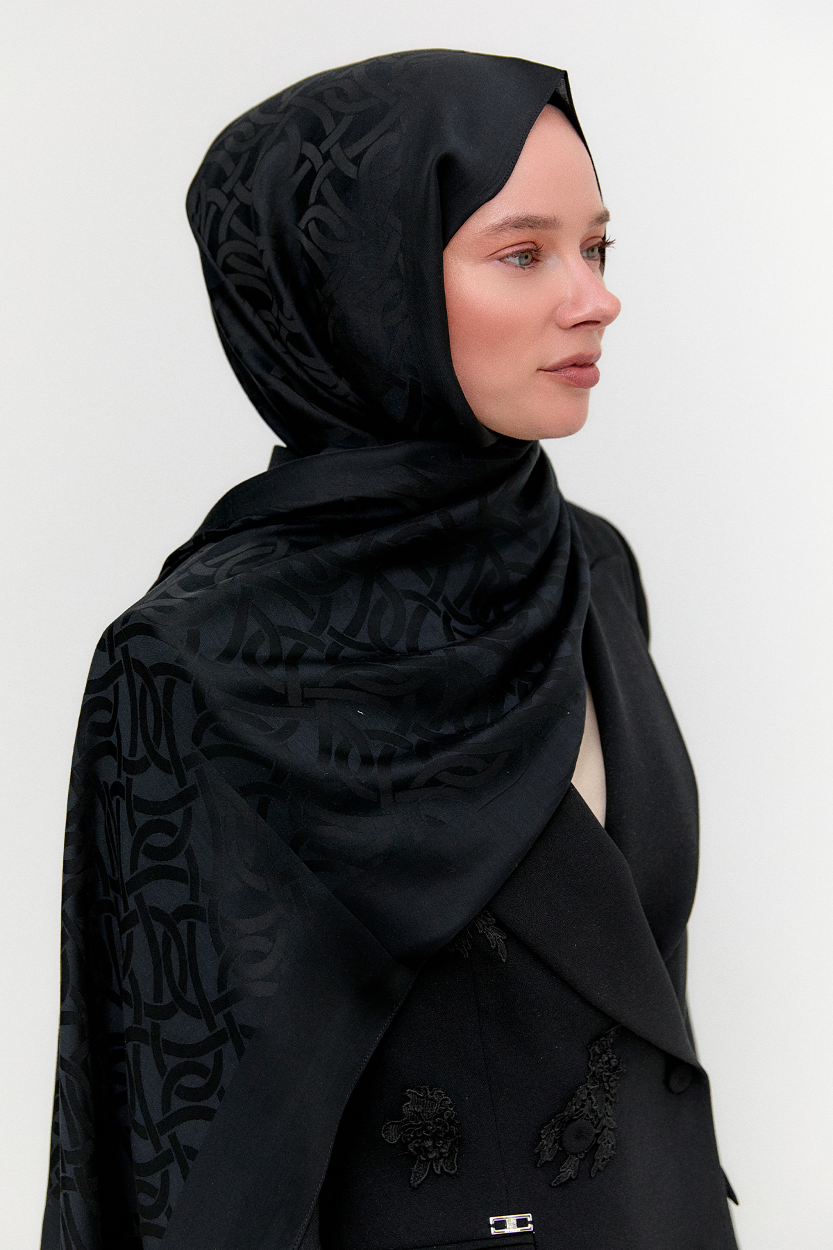 Oval Desenli Modal Şal, Tesettür Giyim