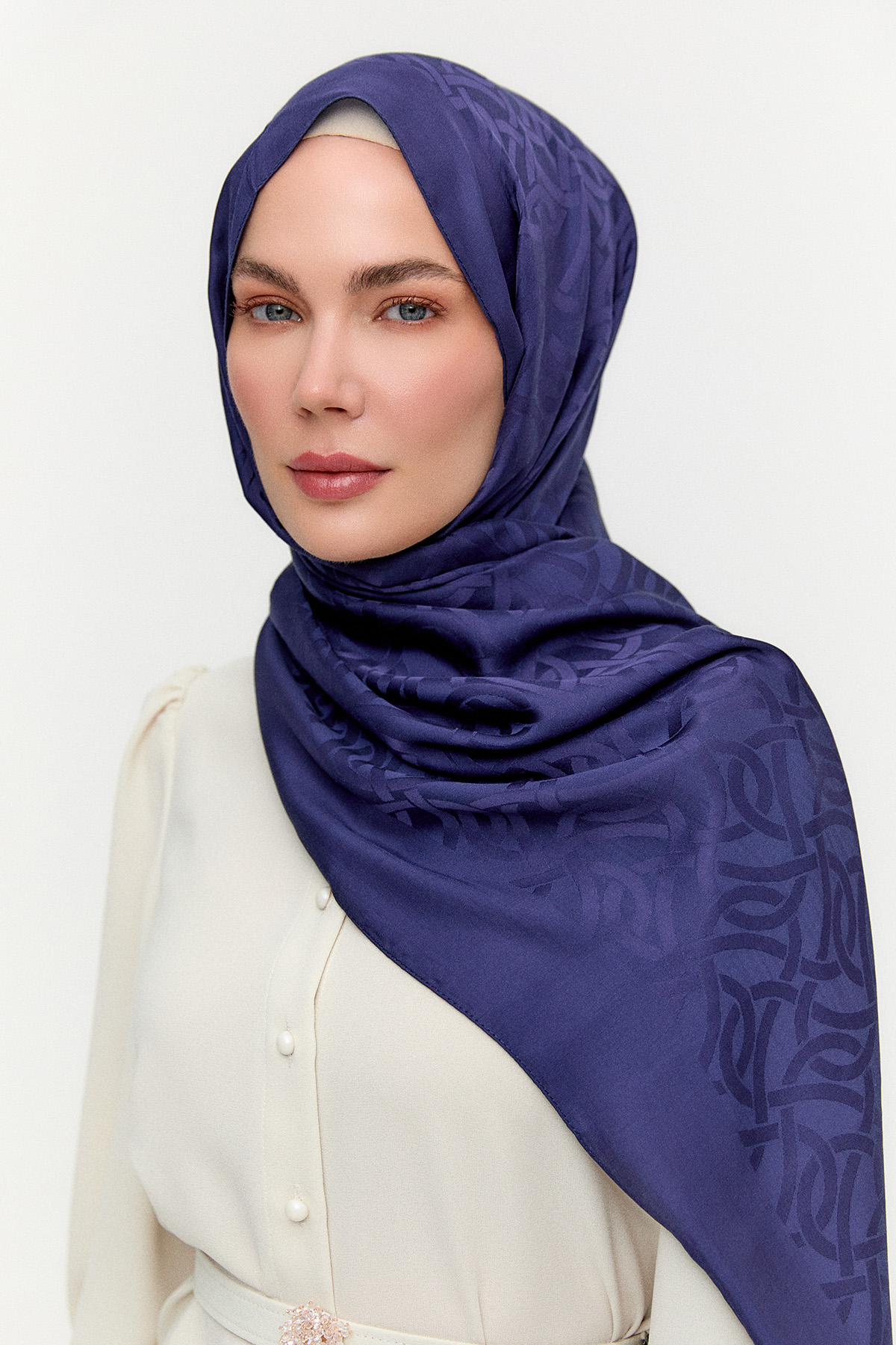 Oval Desenli Modal Şal, Tesettür Giyim
