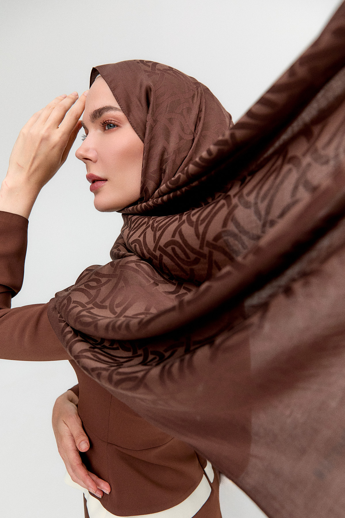Oval Desenli Modal Şal, Tesettür Giyim