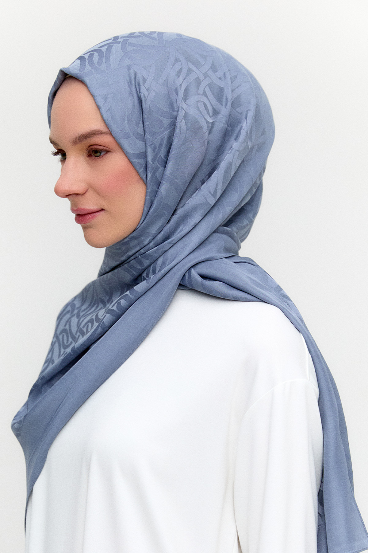 Oval Desenli Modal Şal, Tesettür Giyim