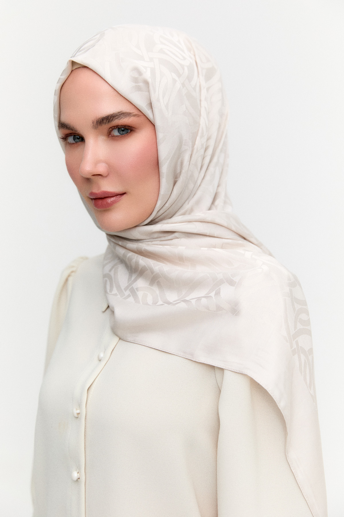Oval Desenli Modal Şal, Tesettür Giyim