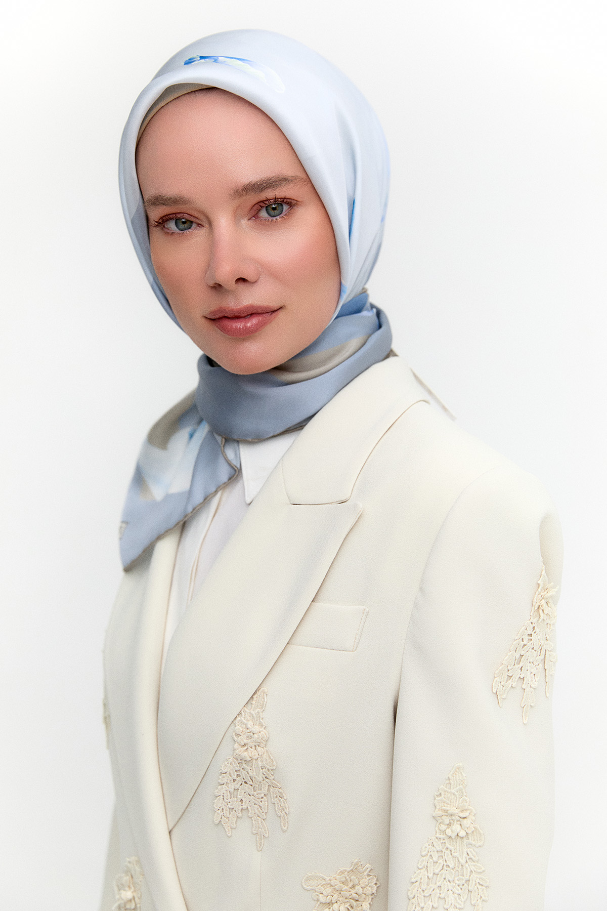 Oval Desenli Modal Şal, Tesettür Giyim