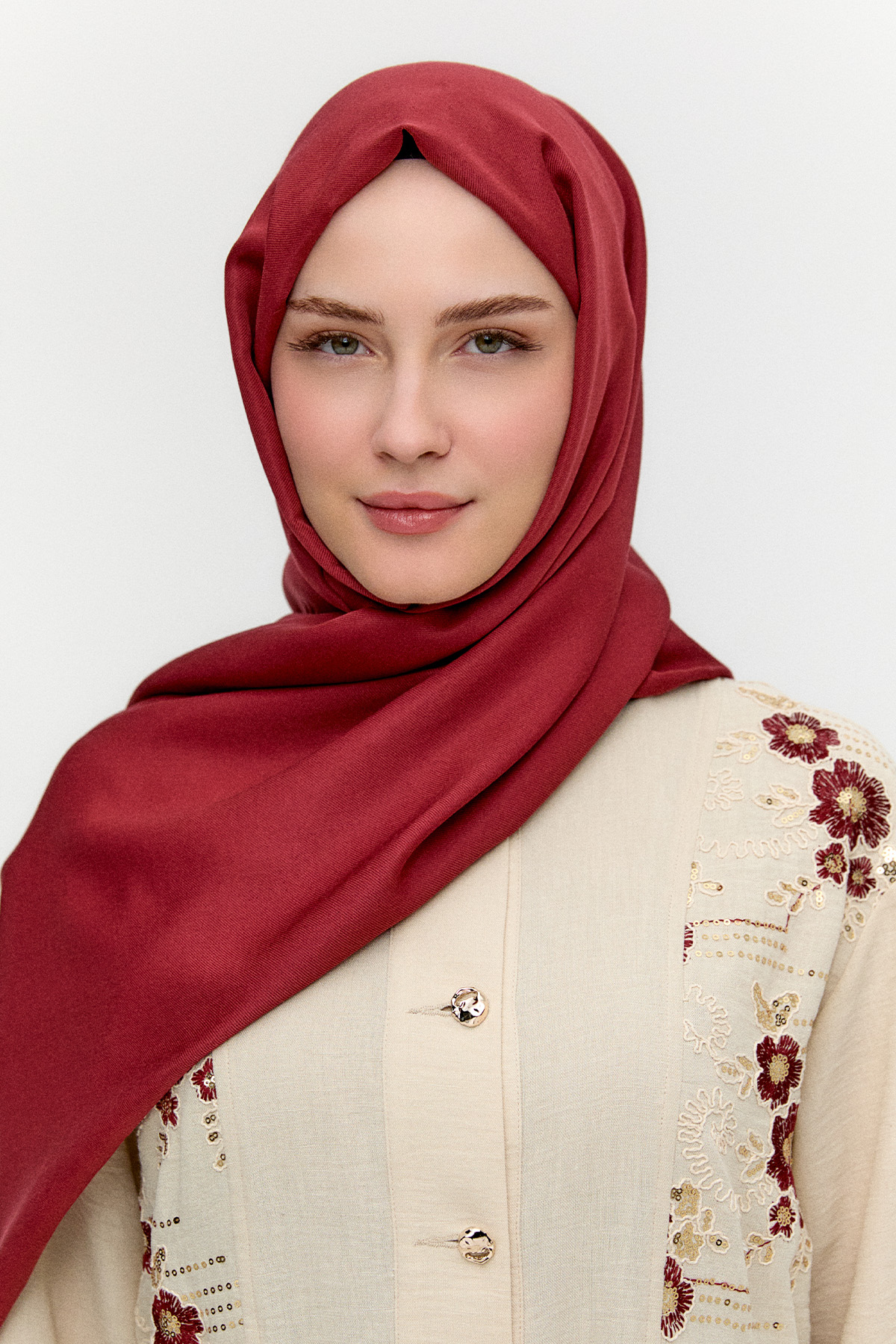 Düz Renk Viskon Şal, Tesettür Giyim