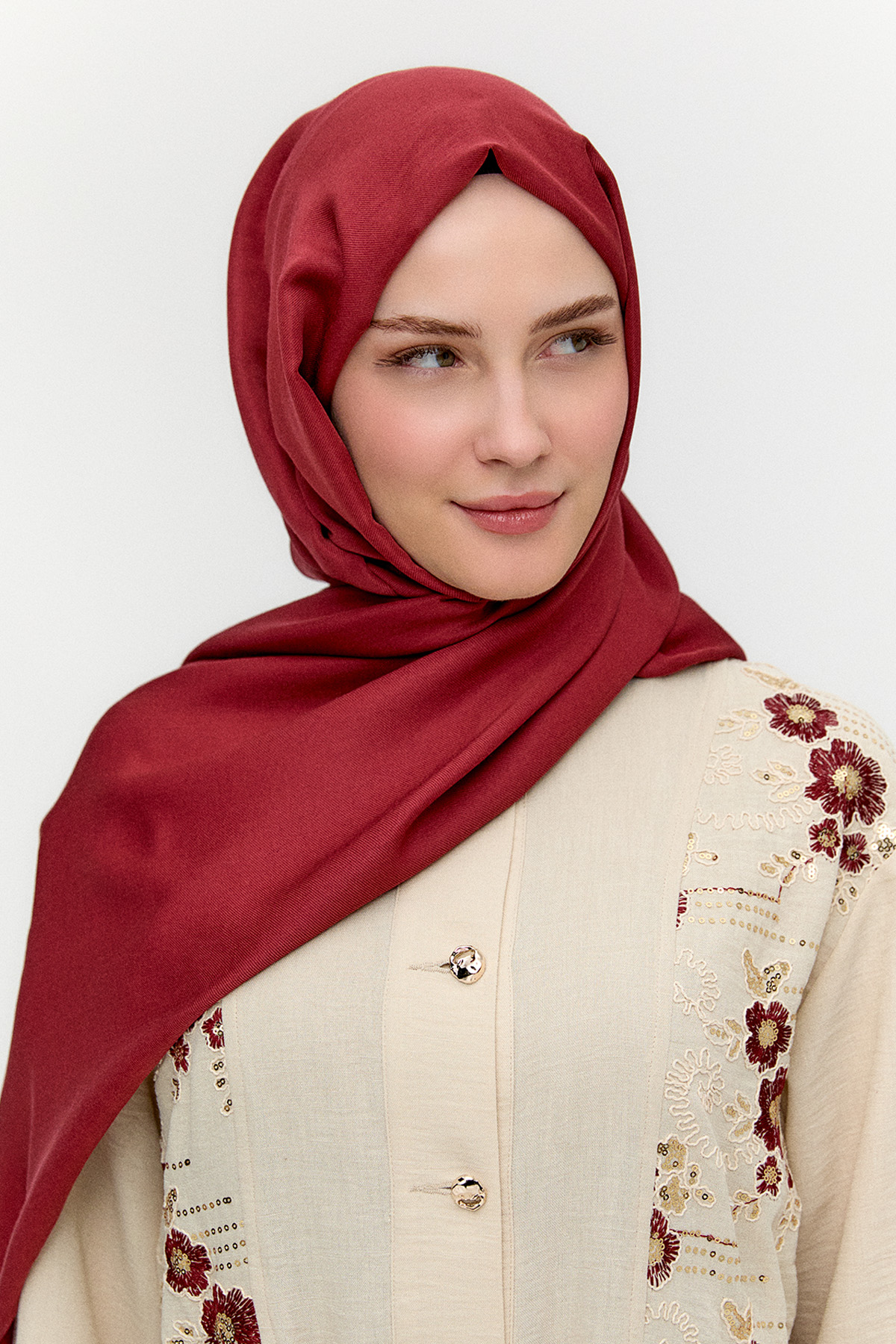 Düz Renk Viskon Şal, Tesettür Giyim